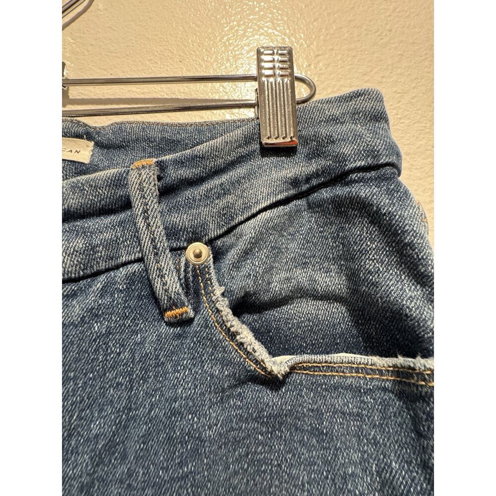 Good American Good Legs Skinny Jeans Women’s Size 4 27 Frayed Hem Medium Wash - Picture 5 of 8